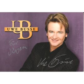 Autogramm Schlager | Uwe BUSSE | 2008 "Einfach Sehnsucht" (Portrait Color Koch)