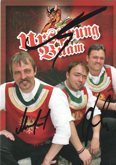 Autogramme Volksmusik | URSPRUNG BUAM | 2010 "Amors Pfeil" (Gruppenbild Color Koch)
