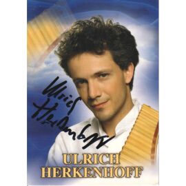 Autogramm Panflöte | Ulrich HERKENHOFF | 1998 "Music From Heaven" (Portrait Color Koch)