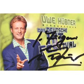 Autogramm TV | ZDF | Uwe HÜBNER | 1998 "Deutsche Hit-Festival" (Portrait Color BMG)