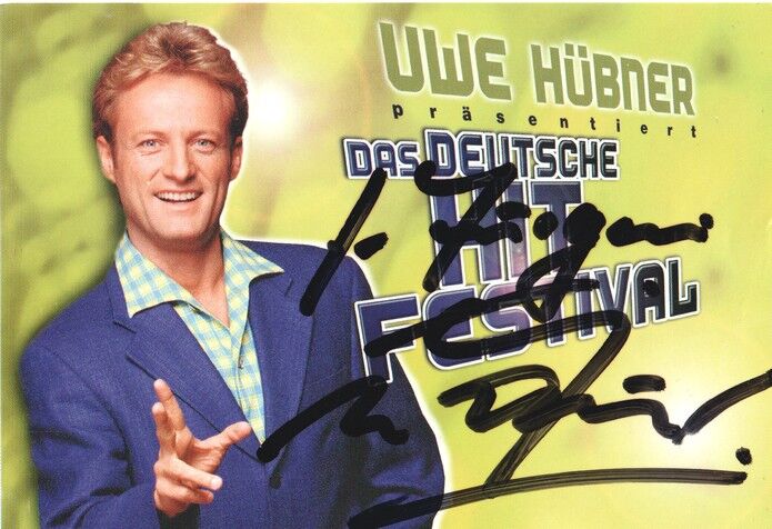 Autogramm TV | ZDF | Uwe HÜBNER | 1998 "Deutsche Hit-Festival" (Portrait Color BMG)