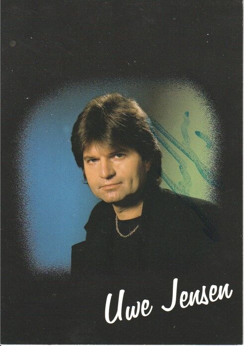 Autogramm Schlager | Uwe JENSEN | 1990er (Portrait Color P&K)