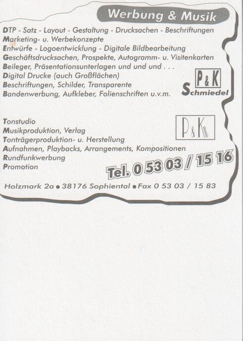 Autogramm Schlager | Uwe JENSEN | 1990er (Portrait Color P&K)