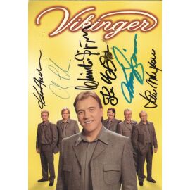 Autogramme Schlager | VIKINGER | 2000 "Kuschel Dich" (Gruppenbild Color EMI)