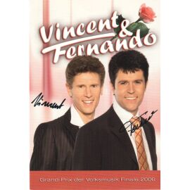 Autogramme Volksmusik | VINCENT & FERNANDO | 2006 "Ich Schenk Dir Liebe" (Portrait Color Koch)