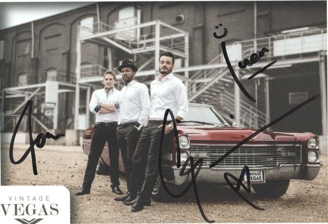 Autogramme Pop | VINTAGE VEGAS | 2010er (Gruppenbild Color)