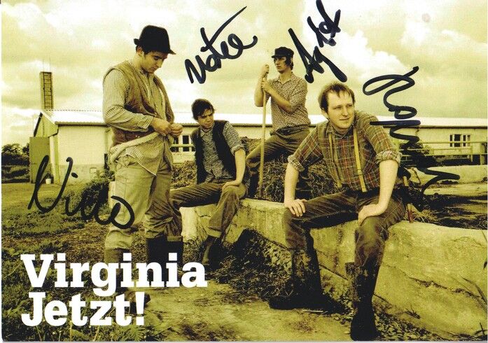 Autogramme Pop | VIRGINIA JETZT! | 2004 "Anfänger" (Gruppenbild Color Universal)