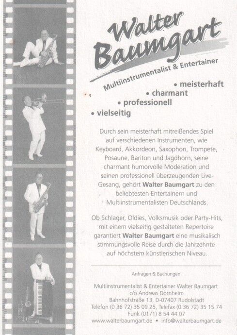 Autogramm Musik | UM 8 KOMMT HARALD | 2010er (Portrait SW)