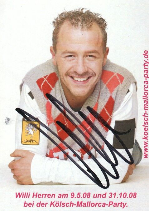 Autogramm Schauspieler | Willi HERREN | 2008 (Portrait Color) Malle-Party