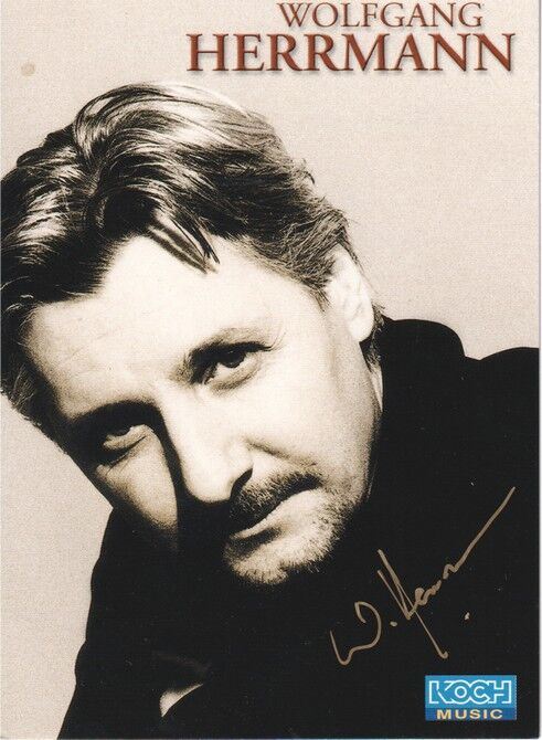 Autogramm Volksmusik | Wolfgang HERRMANN | 2001 "Eine Stunde Ewigkeit" (Portrait SW Koch)
