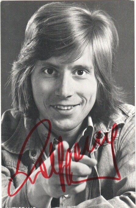 Autogramm Schlager | WOLFGANG Hofer | 1977 "Ich Wär So Gern Beim Ballett" (Portrait SW Crystal)