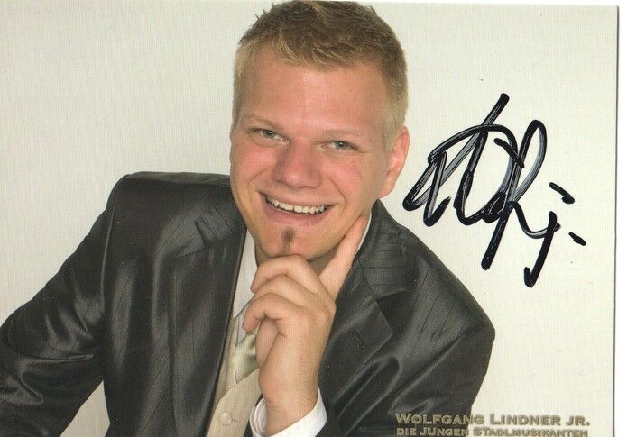 Autogramm Volksmusik | Wolfgang LINDNER | 2000er (Portrait Color) Stadlmusikanten