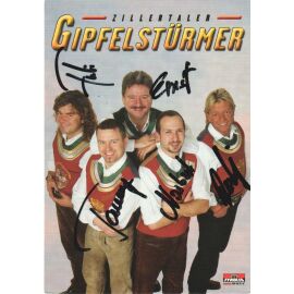 Autogramme Volksmusik | ZILLERTALER GIPFELSTÜRMER | 2000 "Fürs Diandl A Jodler" (Gruppenbild Color Tyrolis)