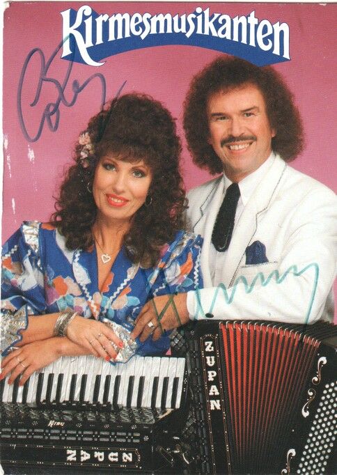 Autogramme Volksmusik | KIRMESMUSIKANTEN | 1980er (Portrait Color Zupan)