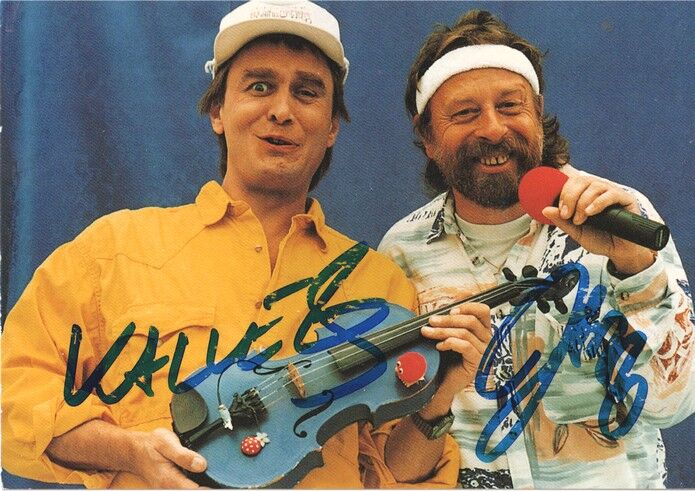 Autogramme Schlager | GEBRÜDER BLATTSCHUSS | 1990er (Portrait Color)