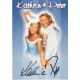 Autogramme Schlager | KATHRIN & PETER | 2002 "Mit Dir Auf Wolke 7" (Portrait Color Palm)