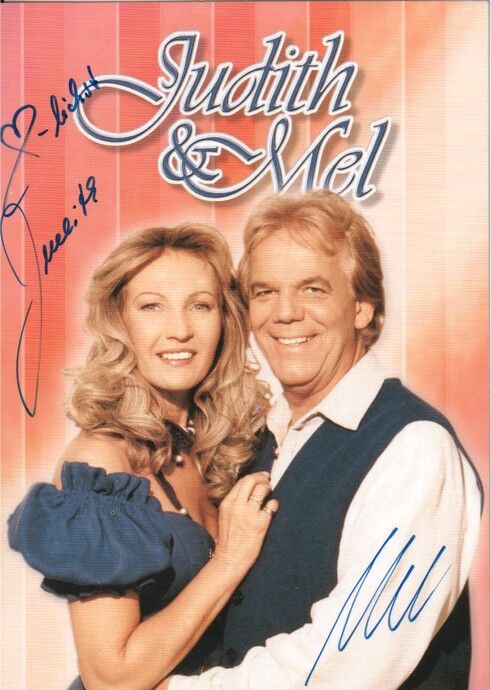 Autogramme Schlager | JUDITH & MEL | 1999 "Erfolgsstory" (Portrait Color Koch)