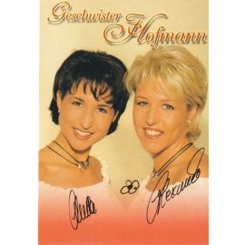 Autogramme Schlager | GESCHWISTER HOFMANN | 2000 "Wunderland" (Portrait Color BMG)
