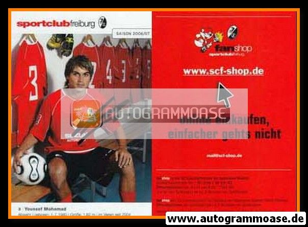 Autogramm Fussball | SC Freiburg | 2006 | Youssef MOHAMAD