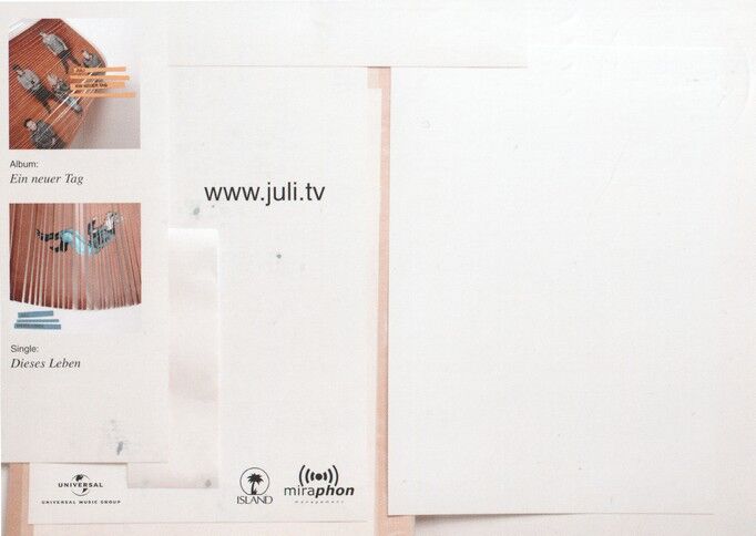 Autogramme Pop | JULI | 2006 "Ein Neuer Tag" (Gruppenbild Color Universal)