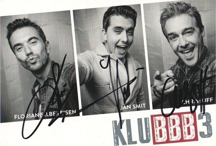 Autogramme Schlager | KLUBBB3 | 2016 "Vorsicht Unzensiert" (Gruppenbild SW)
