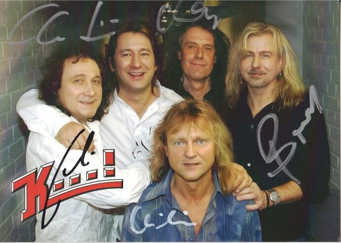 Autogramme Rock | K-BAND | 2010er (Gruppenbild Color)