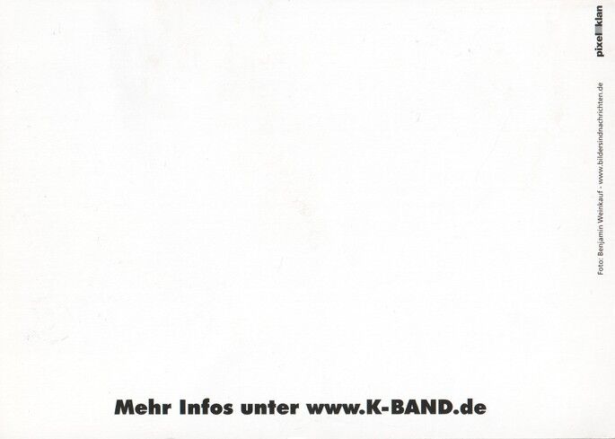 Autogramme Rock | K-BAND | 2010er (Gruppenbild Color)