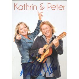 Autogramme Schlager | KATHRIN & PETER | 2017 "Glücksgefühl" (Portrait Color Palm)