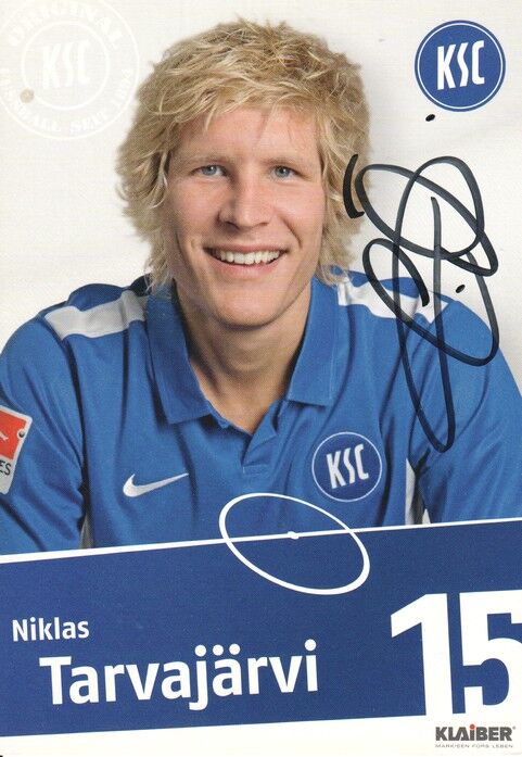 Autogramm Fussball | Karlsruher SC | 2010 | Niklas TARVAJÄRVI
