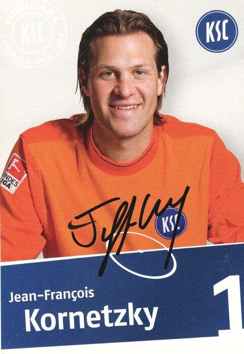 Autogramm Fussball | Karlsruher SC | 2010 | Jean-Francois KORNETZKY