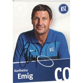 Autogramm Fussball | Karlsruher SC | 2010 | Karlheinz EMIG