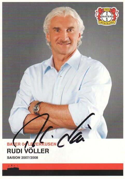 Autogramm Fussball | Bayer Leverkusen | 2007 | Rudi VÖLLER