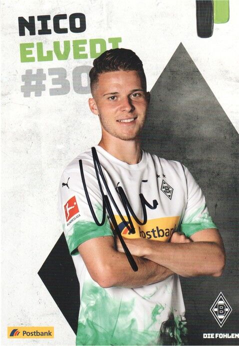 Autogramm Fussball | Borussia Mönchengladbach | 2019 | Nico ELVEDI