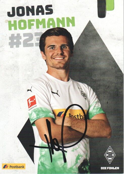 Autogramm Fussball | Borussia Mönchengladbach | 2019 | Jonas HOFMANN