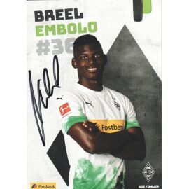 Autogramm Fussball | Borussia Mönchengladbach | 2019 | Breel EMBOLO