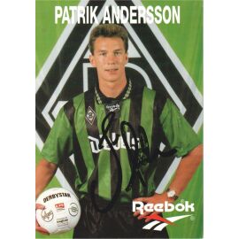 Autogramm Fussball | Borussia Mönchengladbach | 1996 | Patrik ANDERSSON