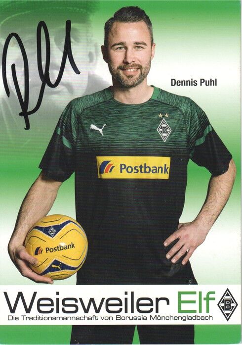Autogramm Fussball | Borussia Mönchengladbach | 2010er Weisweiler | Dennis PUHL (Postbank)