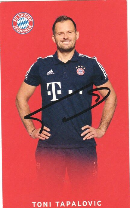 Autogramm Fussball | FC Bayern München | 2017 | Toni TAPALOVIC
