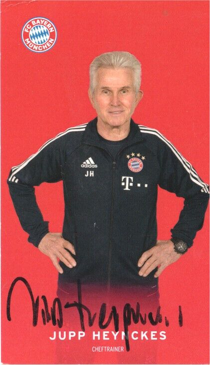 Autogramm Fussball | FC Bayern München | 2017 | Jupp HEYNCKES