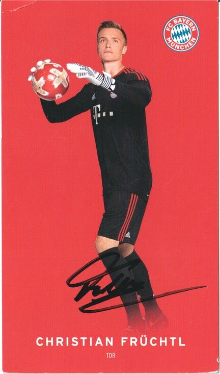 Autogramm Fussball | FC Bayern München | 2017 | Christian FRÜCHTL