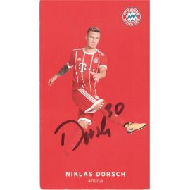 Autogramm Fussball | FC Bayern München | 2017 | Niklas DORSCH