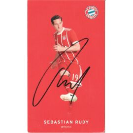 Autogramm Fussball | FC Bayern München | 2017 | Sebastian RUDY