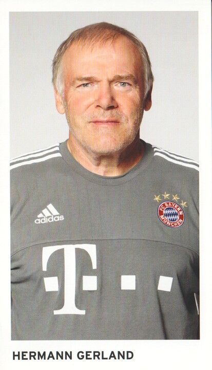 Autogramm Fussball | FC Bayern München | 2015 Druck | Hermann GERLAND