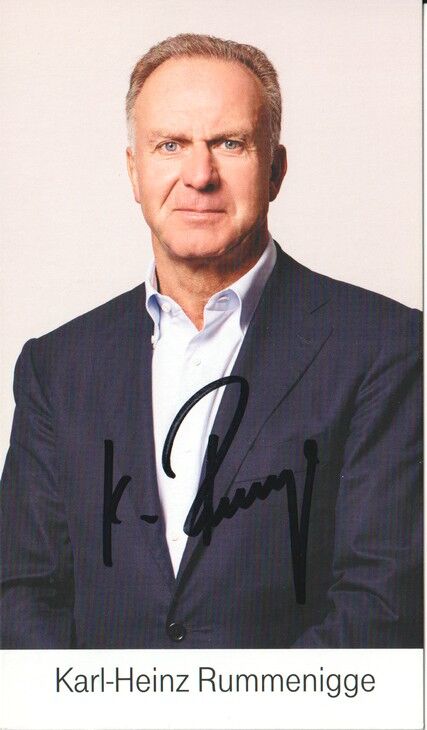 Autogramm Fussball | FC Bayern München | 2014 | Karl-Heinz RUMMENIGGE