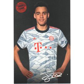 Autogramm Fussball | FC Bayern München | 2021 Druck | Jamal MUSIALA