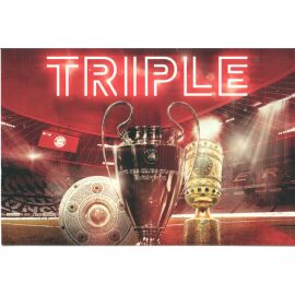 AK Fussball | FC Bayern München | 2020 | TRIPLE (Sonderkarte)