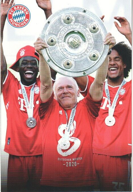 Autogramm Fussball | FC Bayern München | 2020 Druck | Hermann GERLAND