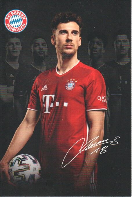 Autogramm Fussball | FC Bayern München | 2020 Druck | Leon GORETZKA