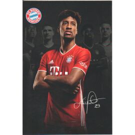 Autogramm Fussball | FC Bayern München | 2020 Druck | Kingsley COMAN