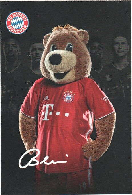 AK Fussball | FC Bayern München | 2020 Druck | BERNI (Maskottchen)